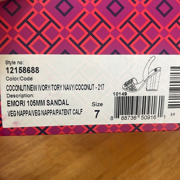 Tori Burch Emori 105MM Sandal - Picture 3 of 4